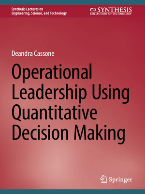 cover image of Operational Leadership Using Quantitative Decision Making